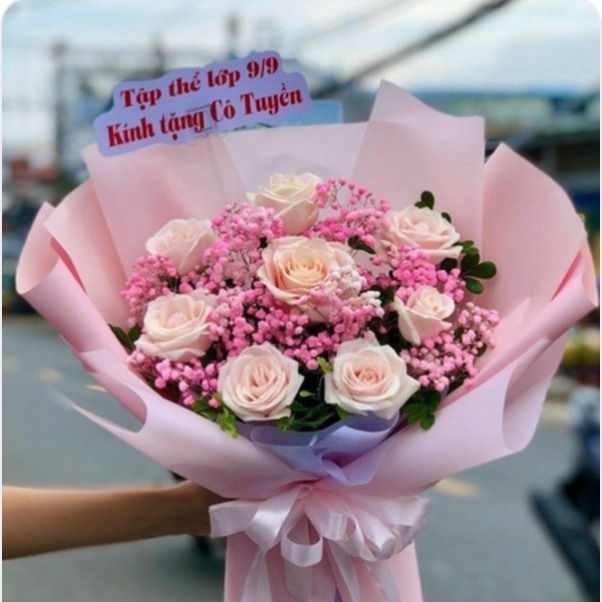 Bó Hoa Cúc Mẫu Đơn - N144